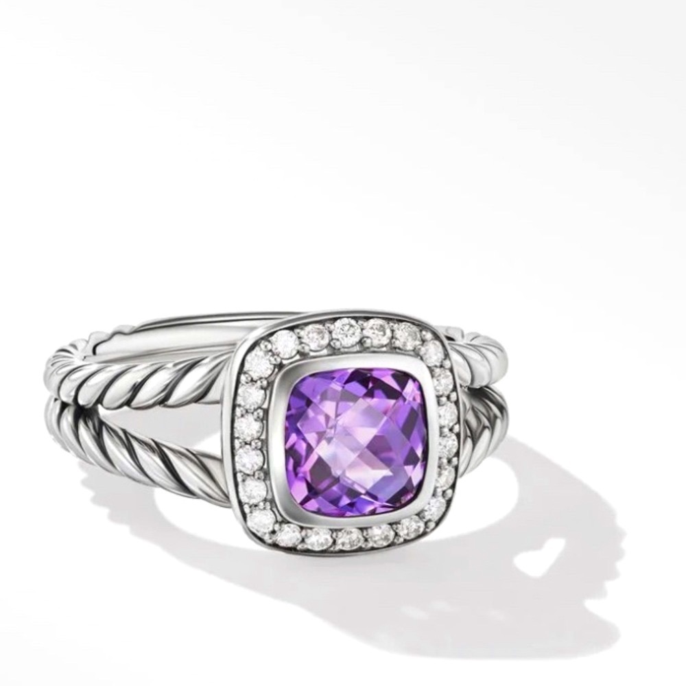 ❤️sale❤️ DAVID YURMAN/ PETITE ALBION WITH AMETHYST/ 7.5❤️